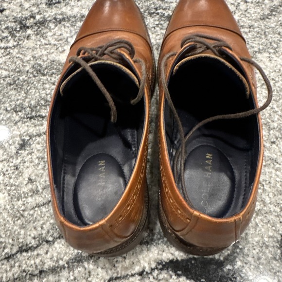 Cole Haan C28882 Brown Leather Cap Toe Dress Shoes Mens Size 10 M‎ #007 - Picture 6 of 16